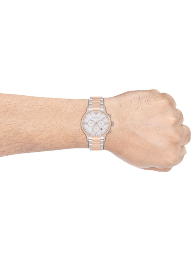 EMPORIO ARMANI Giovanni Water Resistant Chronograph Watch AR11209 - Image 5